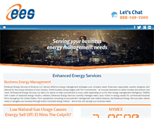 Tablet Screenshot of enhancedenergyservices.com
